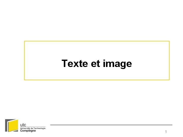 Texte et image 1 