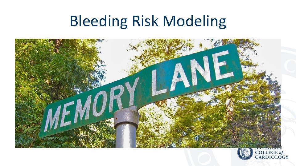 Shared Best Practices Implementing a Bleeding Risk Tool