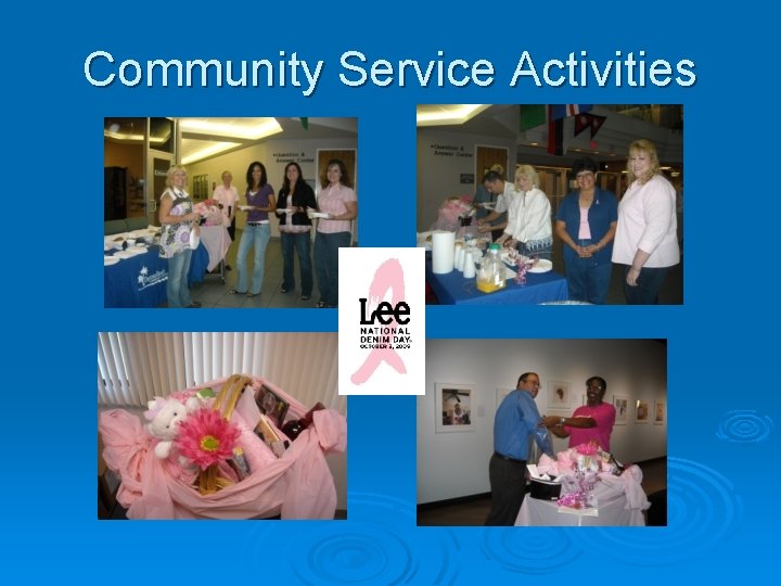 Community Service Activities 