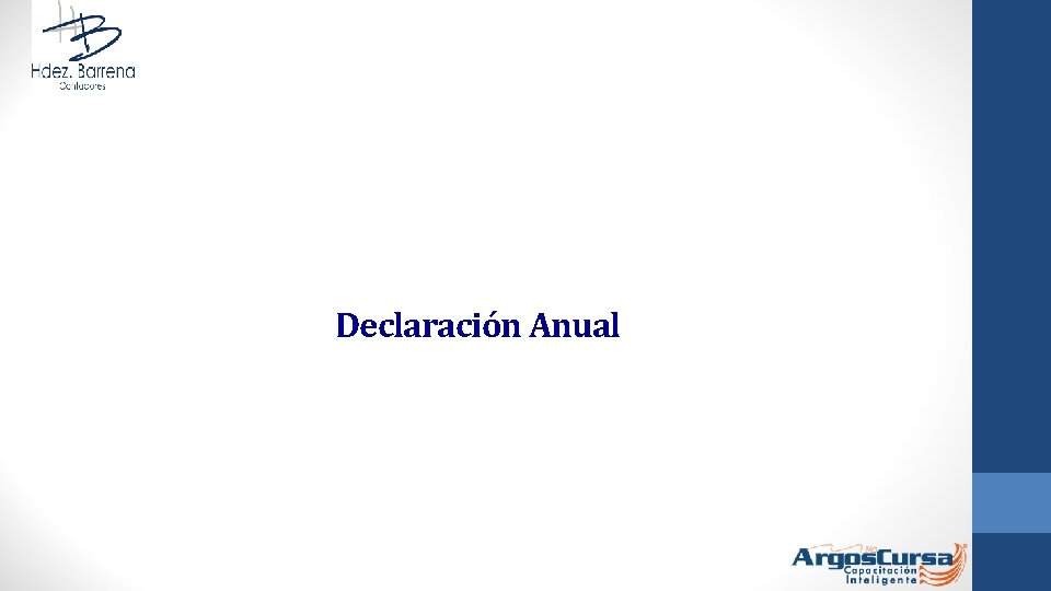 Declaración Anual 