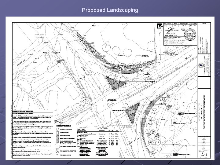 Proposed Landscaping 