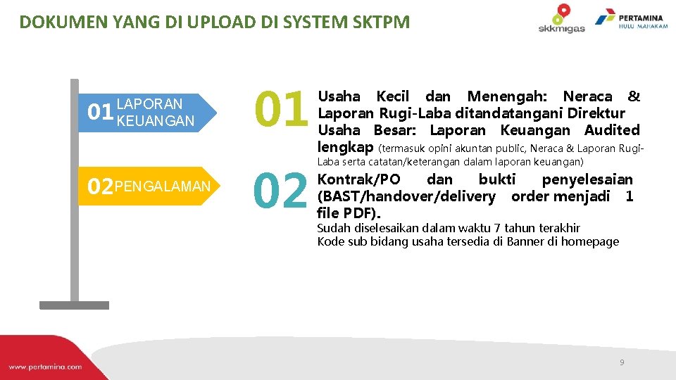 DOKUMEN YANG DI UPLOAD DI SYSTEM SKTPM LAPORAN 01 KEUANGAN 02 PENGALAMAN 01 02 DOKUMEN YANG DI UPLOAD DI SYSTEM SKTPM LAPORAN 01 KEUANGAN 02 PENGALAMAN 01 02