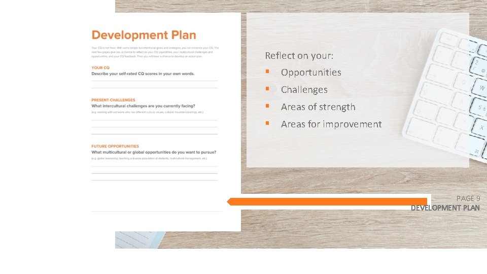 Reflect on your: § Opportunities § Challenges § Areas of strength § Areas for