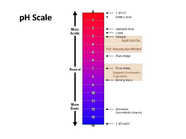 p. H Scale 