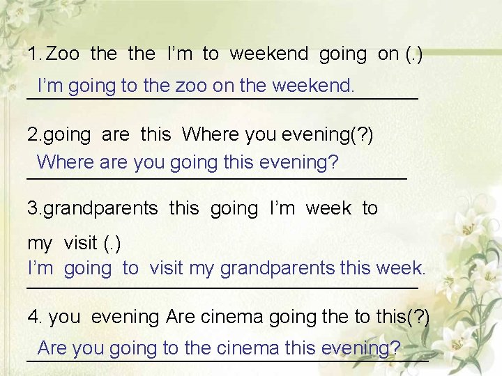 1. Zoo the I’m to weekend going on (. ) I’m going to the 1. Zoo the I’m to weekend going on (. ) I’m going to the