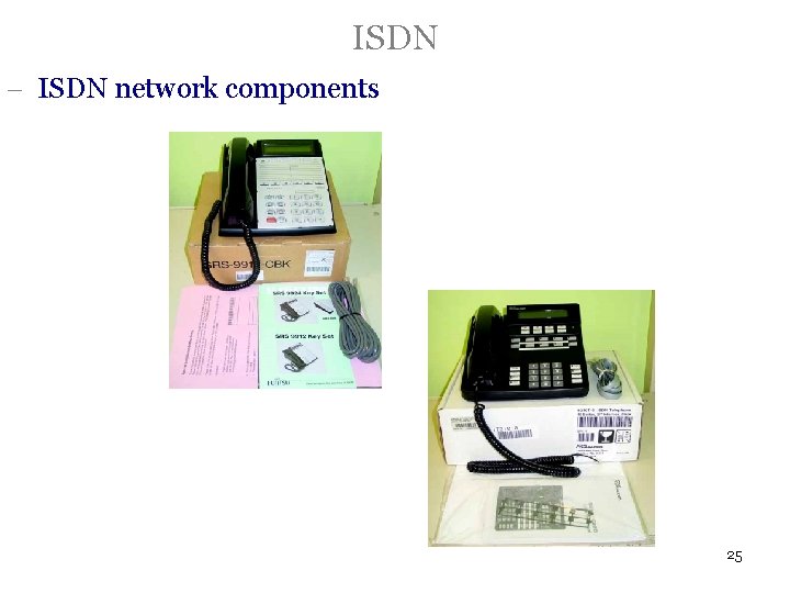 ISDN - ISDN network components 25 