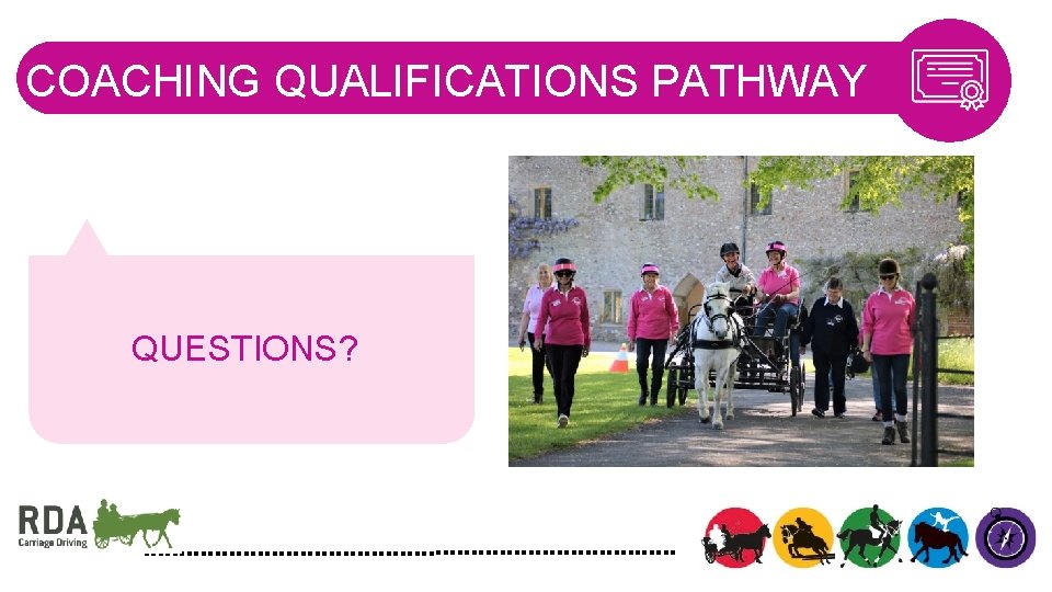 COACHING QUALIFICATIONS PATHWAY QUESTIONS? 
