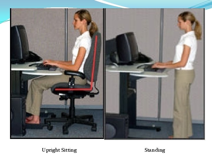 Upright Sitting Standing 