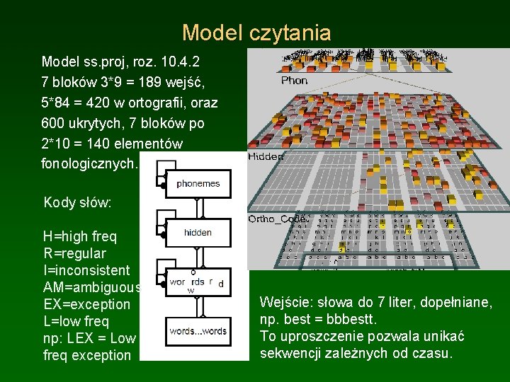 Model czytania Model ss. proj, roz. 10. 4. 2 7 bloków 3*9 = 189