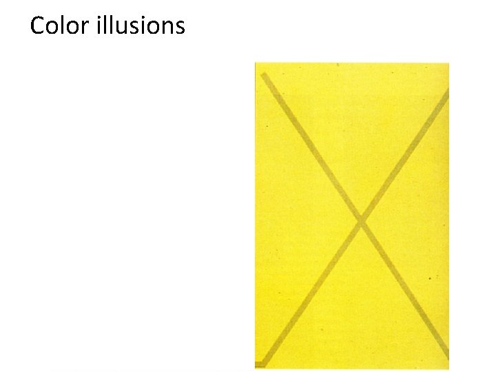 Color illusions Color illusions