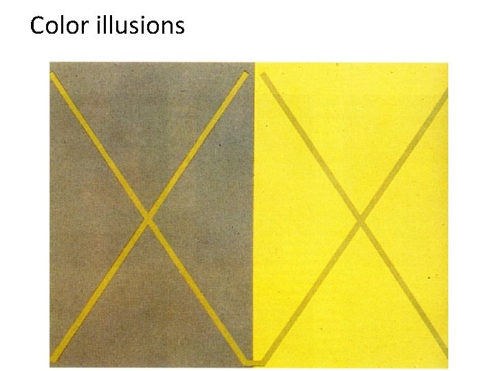 Color illusions Color illusions