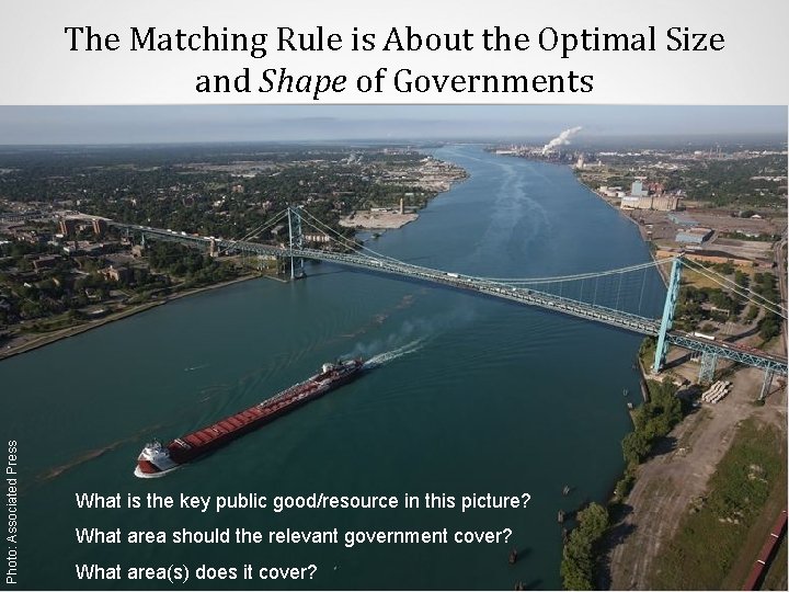 Photo: Associated Press The Matching Rule is About the Optimal Size and Shape of