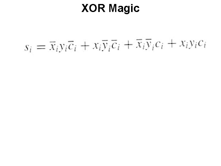 XOR Magic 