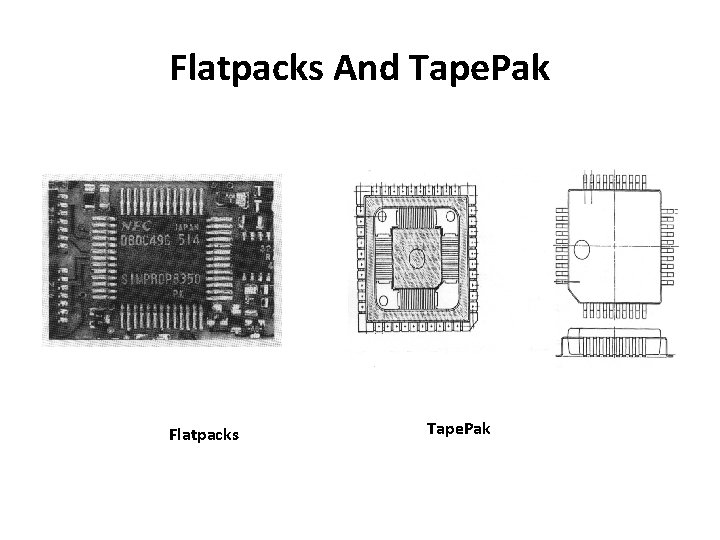 Flatpacks And Tape. Pak Flatpacks Tape. Pak 