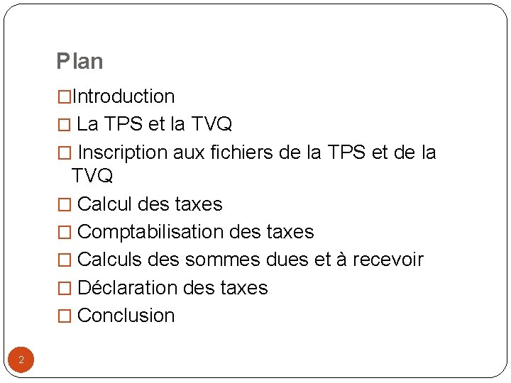 Taxes De Vente Tps Et Tvq Par Nassima