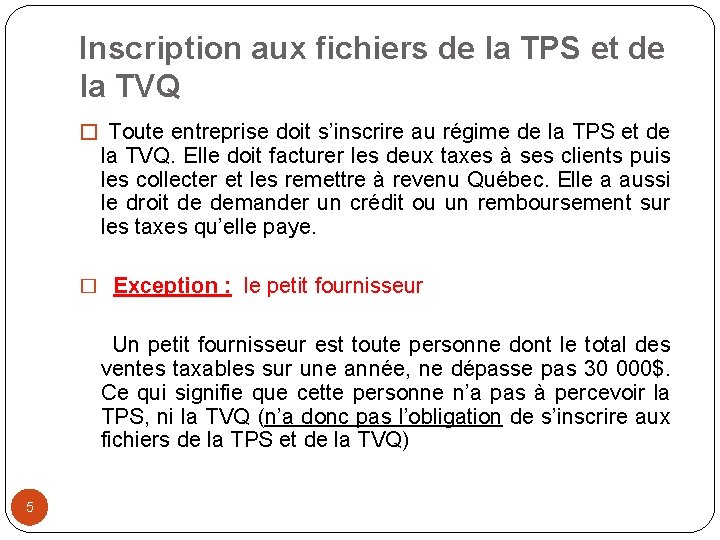Taxes De Vente Tps Et Tvq Par Nassima