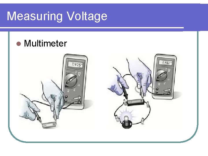 Measuring Voltage l Multimeter Measuring Voltage l Multimeter
