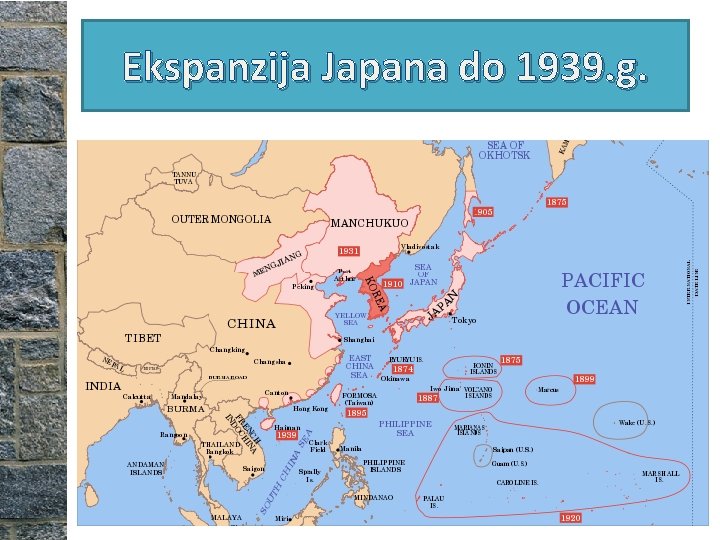 Ekspanzija Japana do 1939. g. 