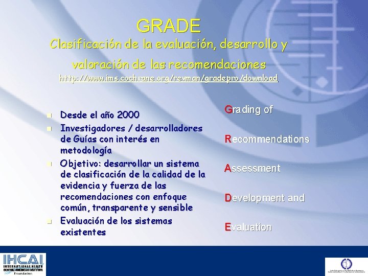 INTRODUCCION AL METODO GRADE DR MARIO TRISTAN GRADE