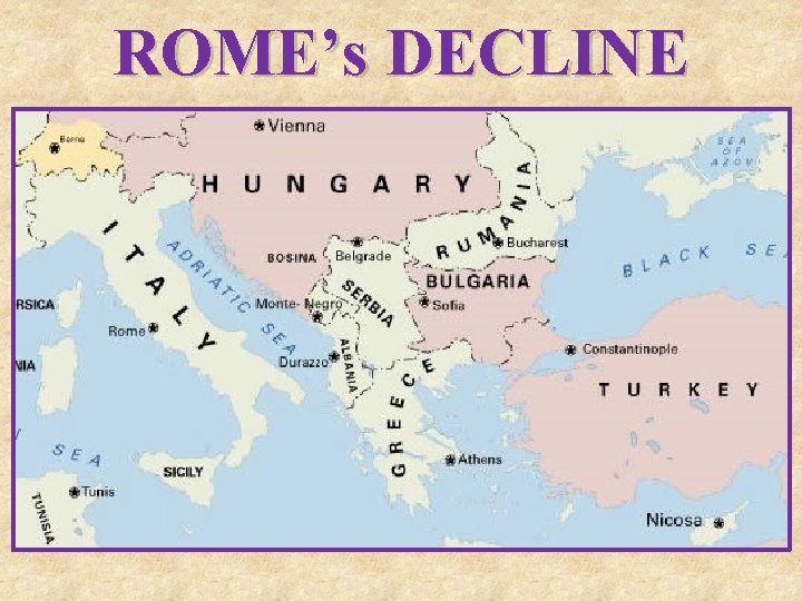 ROME’s DECLINE 