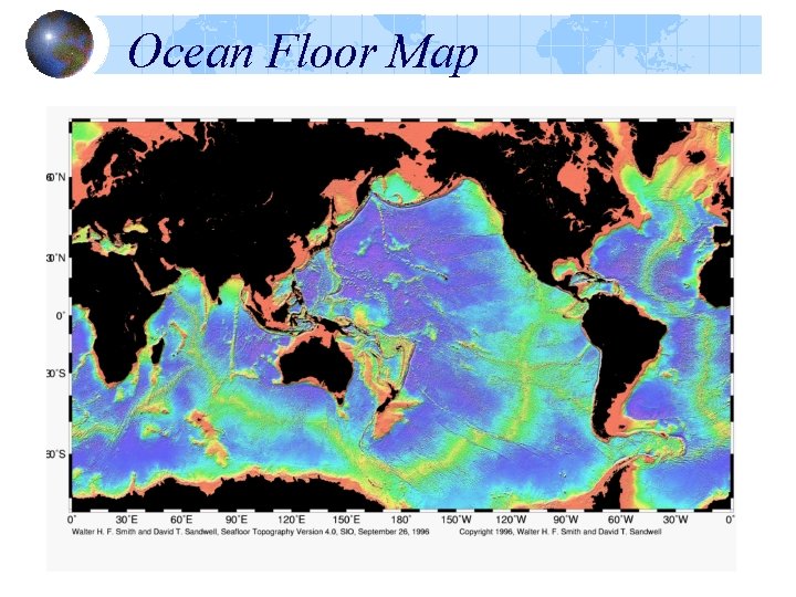Ocean Floor Map Ocean Floor Map