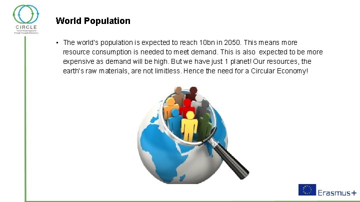 World Population • The world’s population is expected to reach 10 bn in 2050.