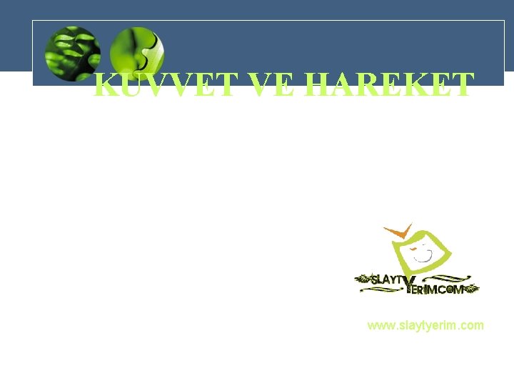 KUVVET VE HAREKET www. slaytyerim. com KUVVET VE HAREKET www. slaytyerim. com