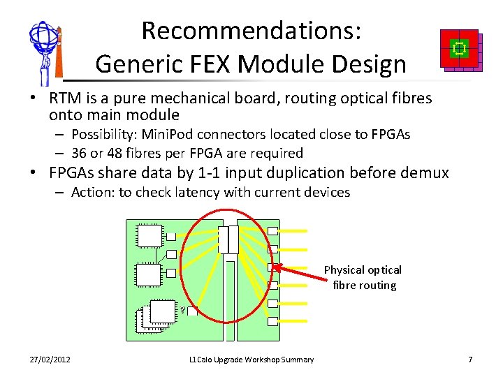 L 1 Calo Upgrade Workshop Summary A Phase