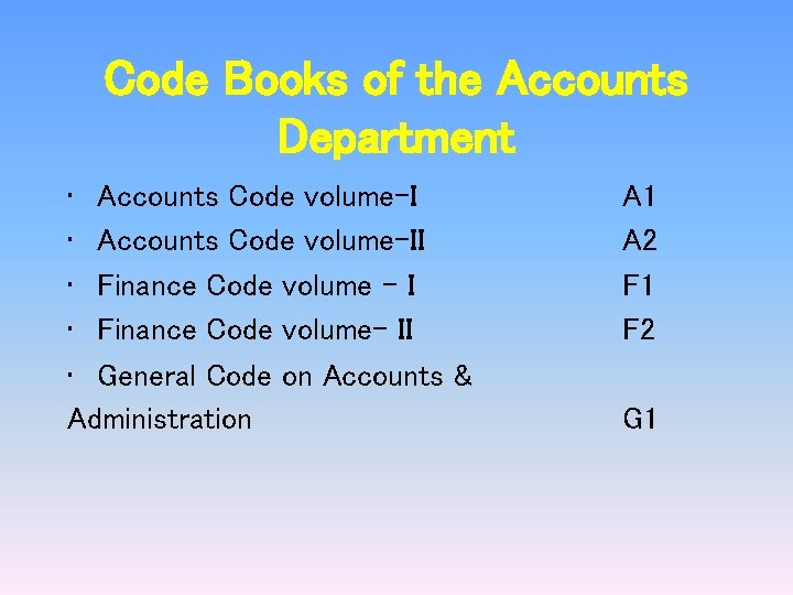 Introduction to Accounts Department Sanjay Upreti PAM Introduction