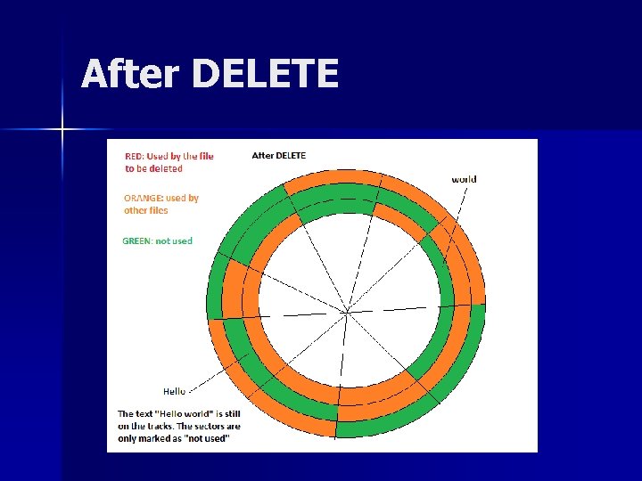 After DELETE 