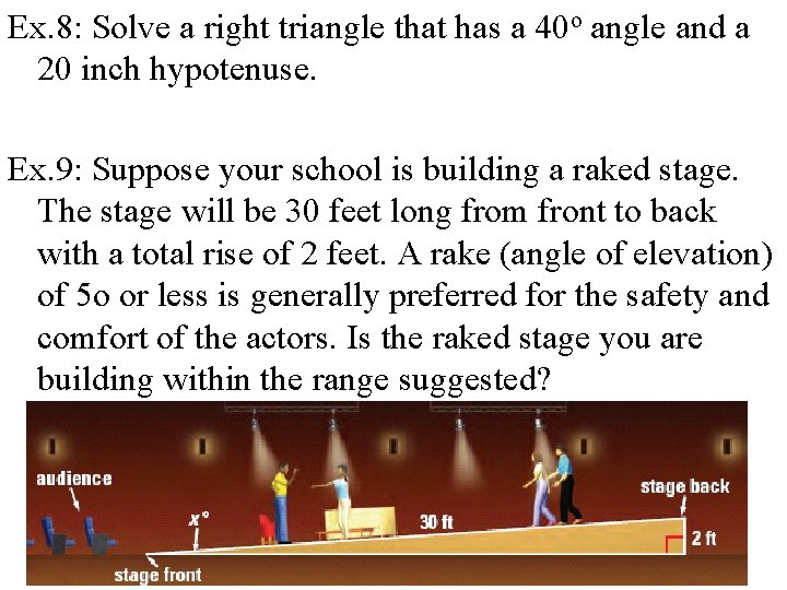 Chapter 7 7 Notes Solve Right Triangles Goal