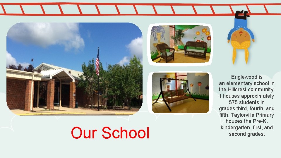 Our School Englewood is an elementary school in the Hillcrest community. It houses approximately