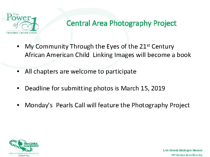Central Area Photography Project • My Community Through the Eyes of the 21 st