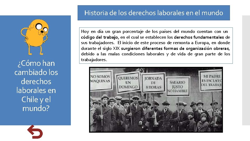 Historia y evolucin de los derechos laborales en