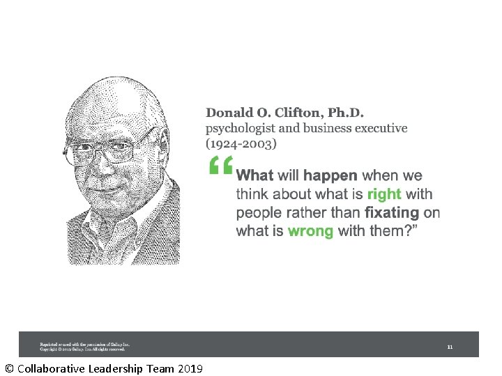 © Collaborative Leadership Team 2019 