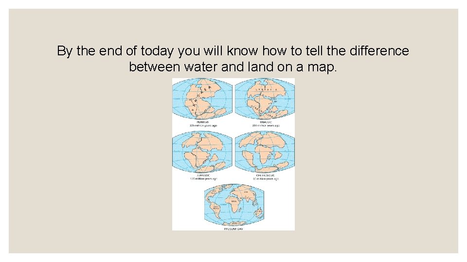 By the end of today you will know how to tell the difference between