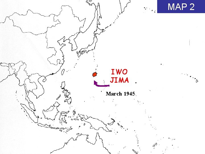 MAP 2 IWO JIMA March 1945 