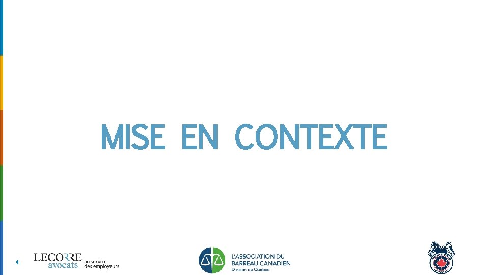 MISE EN CONTEXTE 4 