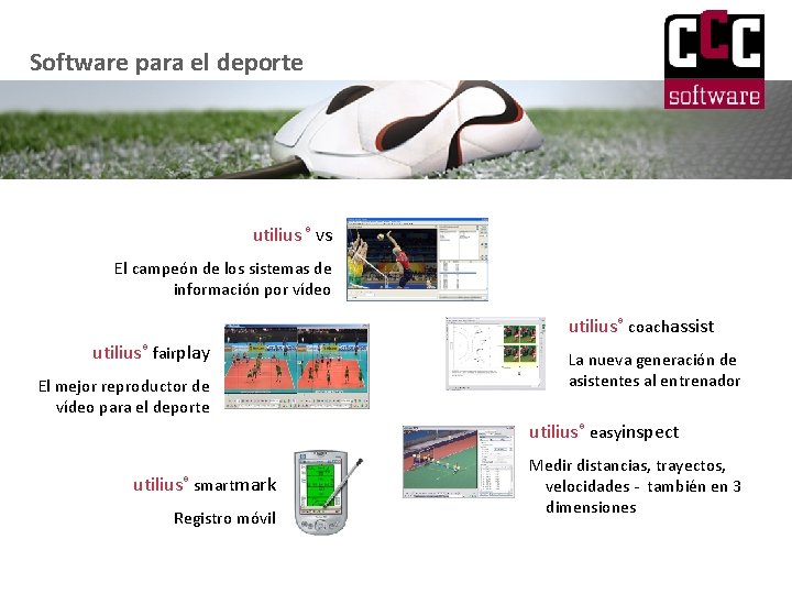 Software para el deporte utilius ® vs El campeón de los sistemas de información