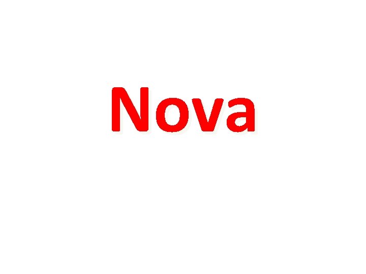 Nova 