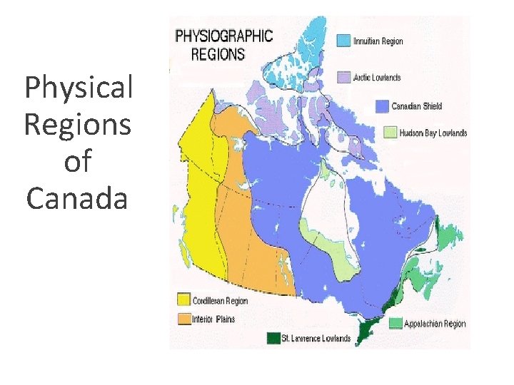 Physical Regions of Canada 