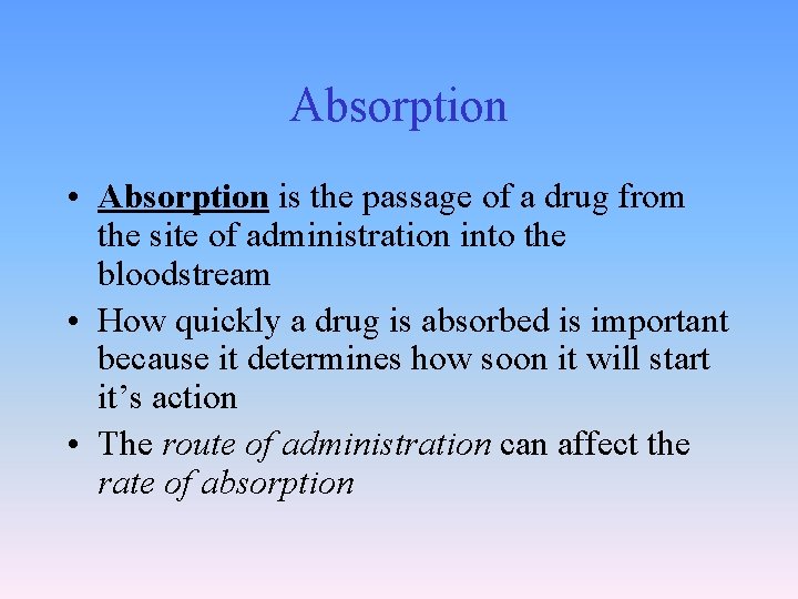 Principles of Drug Action Medical Math Chapter 2