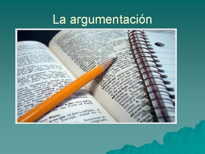 La argumentación 