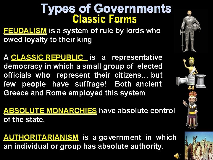 FEUDALISM is a system of rule by lords who owed loyalty to their king