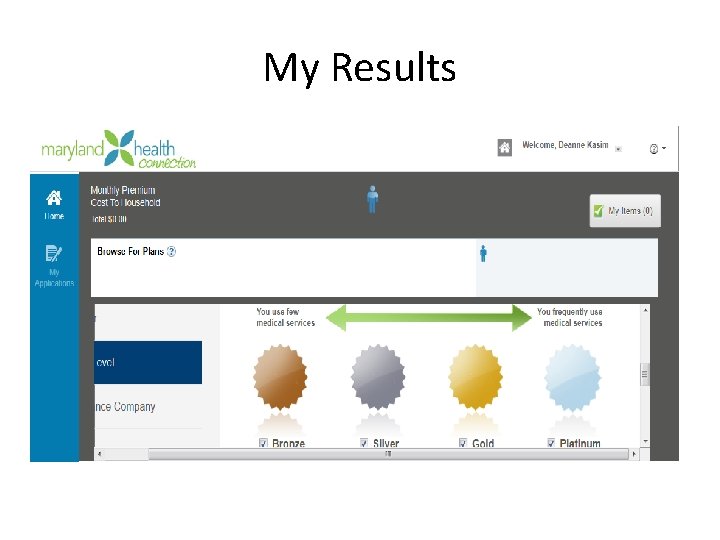 My Results 