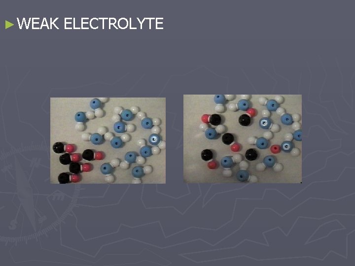 ► WEAK ELECTROLYTE 