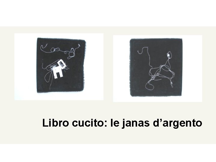 Libro cucito: le janas d’argento 