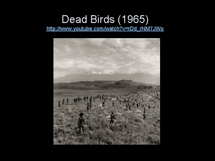 Dead Birds (1965) http: //www. youtube. com/watch? v=r. Dd_r. NM 7 JWo 