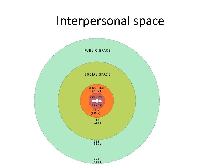 Interpersonal space 