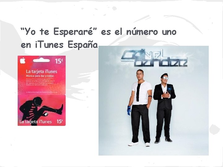 “Yo te Esperaré” es el número uno en i. Tunes España 